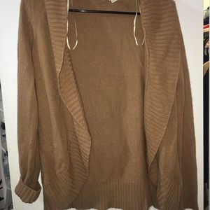 Brown cardigan